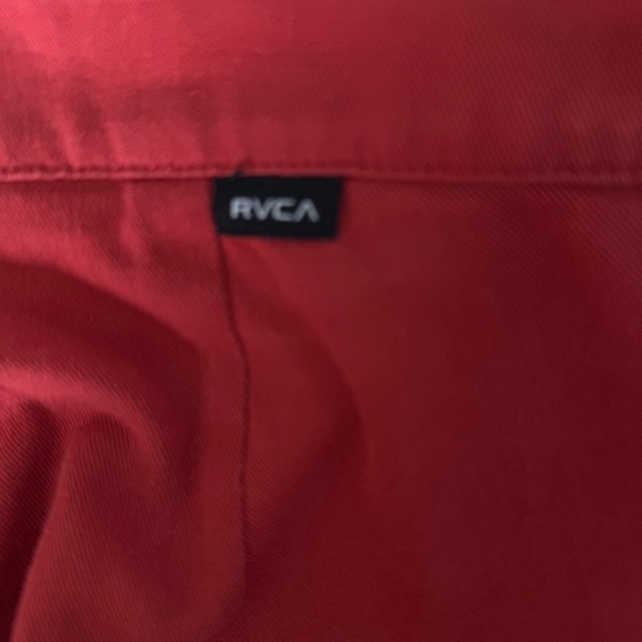 RVCA (Simon’s) Wide Leg Cropped Pants Women’s Size 25 Cotton in Burnt Orange - Picture 5 of 8